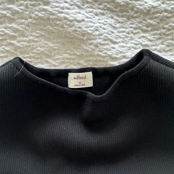 Wilfred Free Cut-Out Knit Top - Black Size XS - Picture 4 of 7